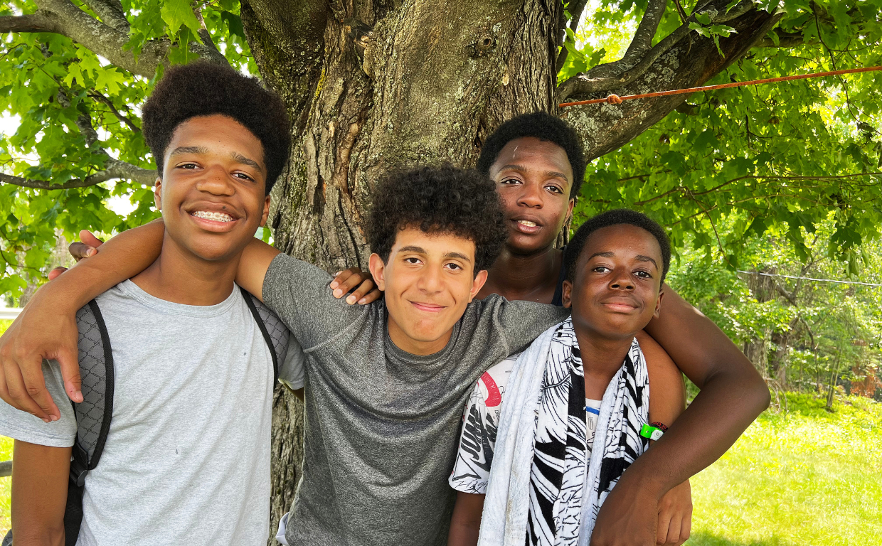 Four Guys Hanging Out -2